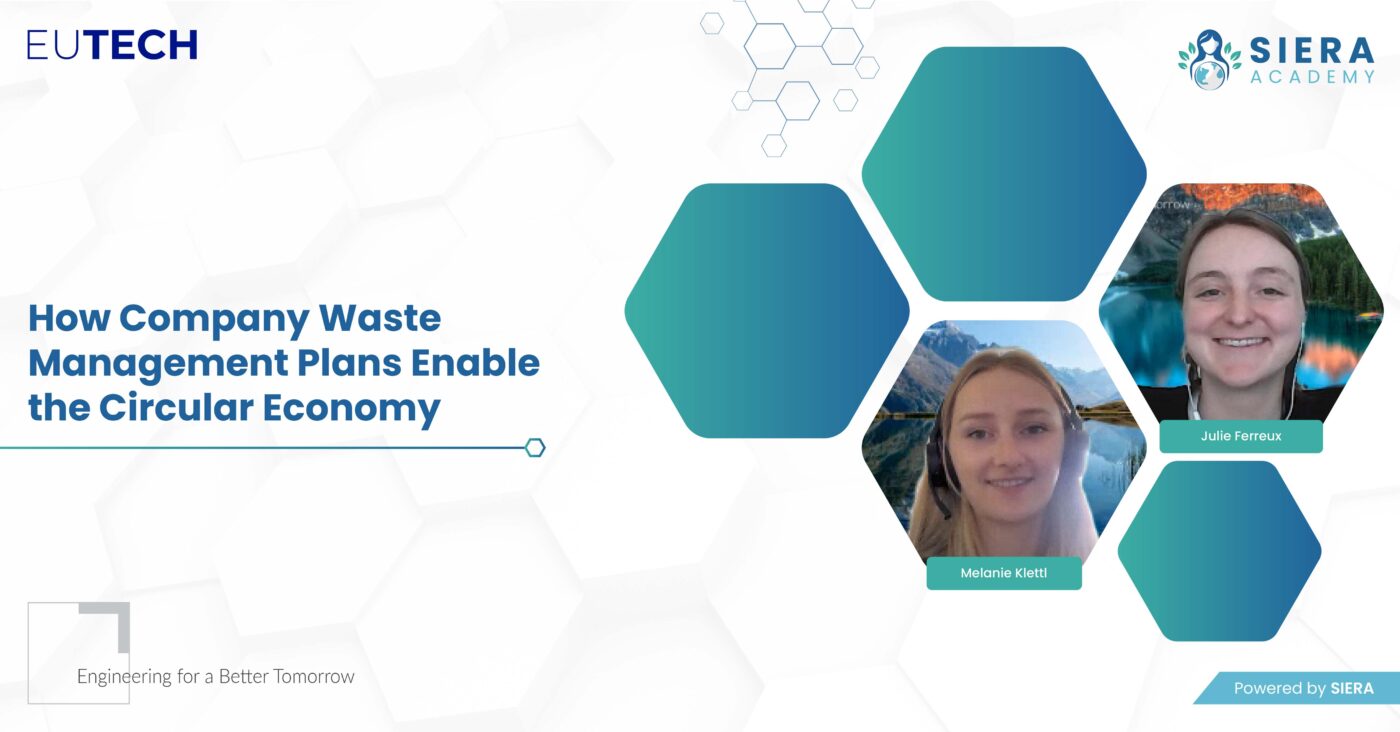Corporate Waste Management Plans Enabling the Circular Economy